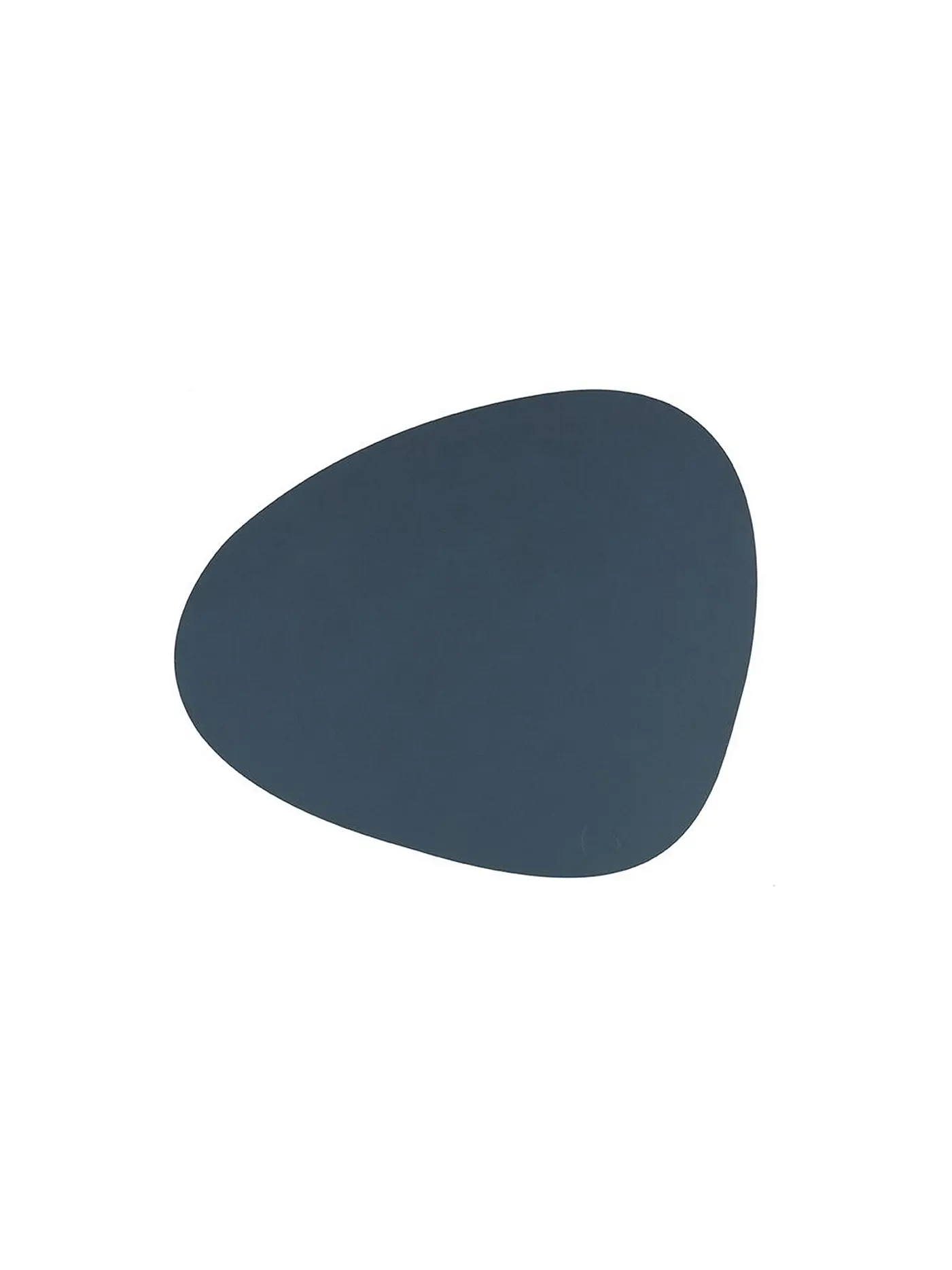 LIND DNA | Leder Tischset "Nupo" 37x44cm (Light Blue) | dunkelblau